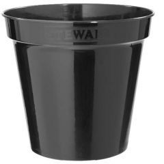 Stewarts Plastic Flower Pot 10" - Black