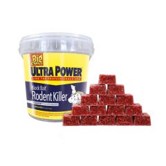 The Big Cheese Ultra Power Block Bait² Rodent Killer - 15x20g Blocks