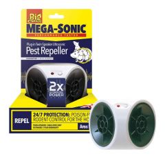 The Big Cheese Ultra Power Mega-Sonic® Plug-In Twin-Speaker Ultrasonic Pest Repeller
