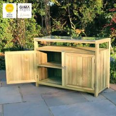 Zest Outdoor Living Terraza Outdoor Kitchen Double Unit 1.21m x 0.58m x 0.89m