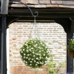 Topiary White Rose Ball