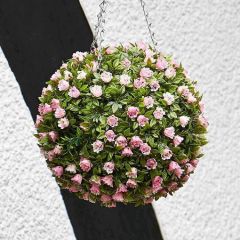 Topiary Pink Rose Ball