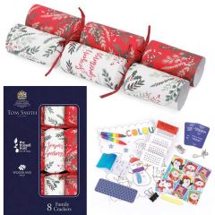 Tom Smith Family Crackers Set of 8 Traditional
