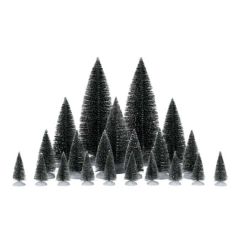Lemax Assorted Pine Trees Set of 21 