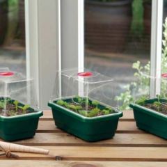 Worth Gardening Mini High Dome Propagator (Set of 3)