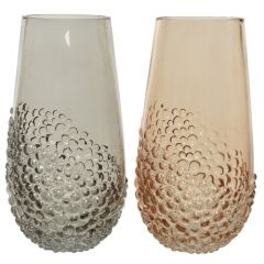 Vase Brown/Grey 25cm (2 Assorted) - Kaemingk