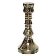 Silver Candleholder 20cm - Kaemingk