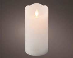 Kaemingk LED Waving Candle 7.5x15cm White