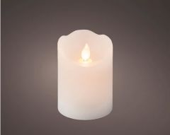 Kaemingk LED Waving Candle 7.5x10cm White