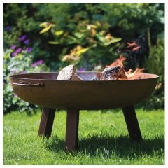 Woodlodge Glasto Fire Pit with Legs 75cm