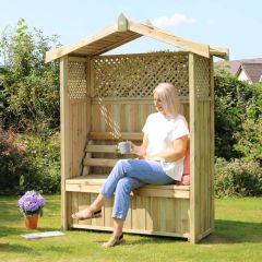 Zest Dorset Arbour with Storage Box