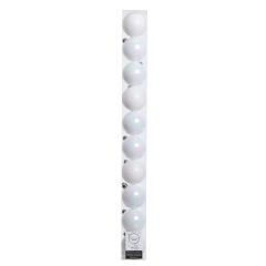 Shatterproof Box of 10 (6cm) White Iris - Kaemingk