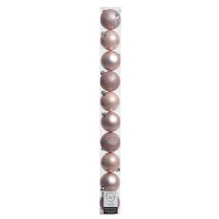 Shatterproof Box of 10 (6cm) Blush Pink - Kaemingk