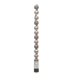 Shatterproof Tube of 14 (3cm) Blush Pink - Kaemingk