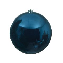 Shatterproof Bauble 14cm Night Blue - Kaemingk