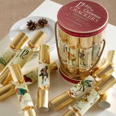 Robin Reed Classic 12 Days of Christmas Crackers Set of 12