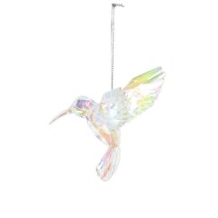 Gisela Graham Acrylic Hummingbird Rainbow