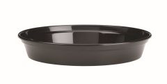 Stewart Garden 18-20.3cm (7/8") Flower Pot Saucers - Black