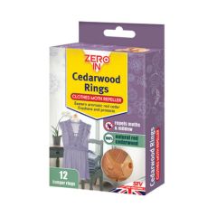 Zero In Cedarwood Clothes Moth Repeller Rings