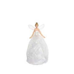 Gisela Graham Tree Topper Fairy Iridiescent Small
