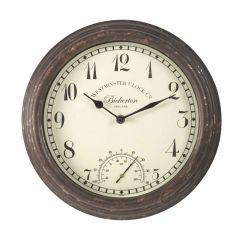 Bickerton Wall Clock& Thermometer 12" - Smart Garden