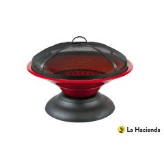 Moda Enamelled Firepit Red
