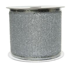 Kaemingk Ribbon Silver 6.3x270cm