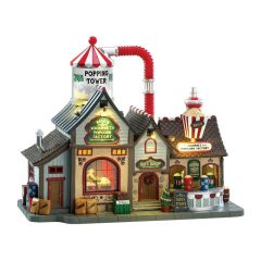 Lemax Bell'S Gourmet Popcorn Factory, With 4.5V Adaptor