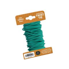 Garland 10m Twist Tie Cushioned 3mm Green