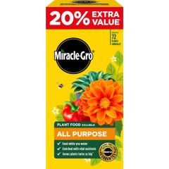 Miracle-Gro All Purpose Plant Food 1kg + 20% Extra Free