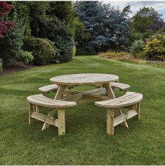 Woodshaw Appleton Round Picnic Bench