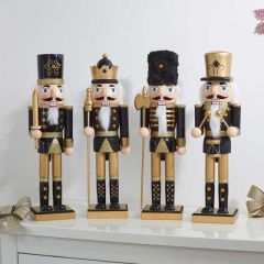 Smart Garden Nutcracker Large Black & Gold (Assorted)