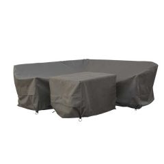 Bramblecrest Cover Zurich Mini Modular Sofa with 2 Stools & Mini Piston Table Set - Khaki