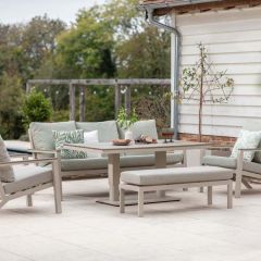 Bramblecrest Zurich 3 Seat Sofa Set Mocha