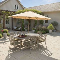 Hartman Buxton 8 Seat Oval Dining Set