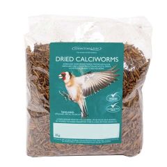 Johnston & Jeff Dried Calciworms In Tub With Free Scoop - 1.2kg + 33% Extra Free 1.6kg