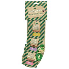 Cupid & Comet Cat's Christmas Dinner Stocking 
