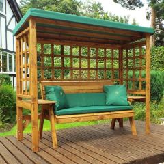 Charles Taylor Wentworth Three Seater Arbour Green