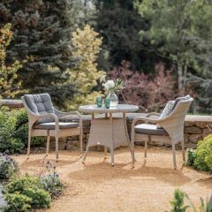 Bramblecrest Cherington 80cm Bistro Set - Nutmeg