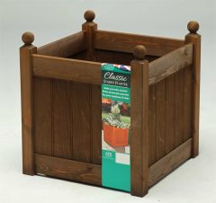 AFK Solid Acorn Planter (460) 460mm - Chestnut stain