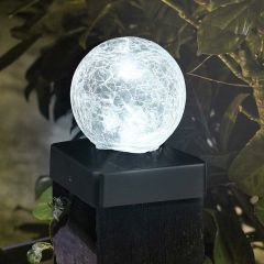 Smart Garden Crackle Ball Post Light 3l