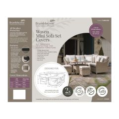 Bramblecrest Bramblecrest Cover Mini Sofa Set - Khaki