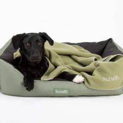 Scruffs Expedition Box Bed (M) 60 X 50cm Khaki Green