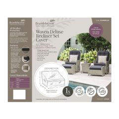 Bramblecrest Bramblecrest Cover Deluxe Recliner Set - Khaki