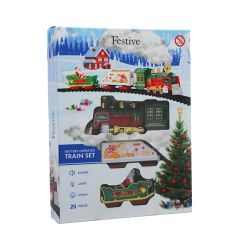 Festive Christmas Train Set 20 Piece