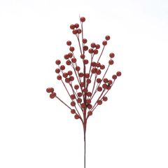 Festive Glitter Berry Spray 56cm Red