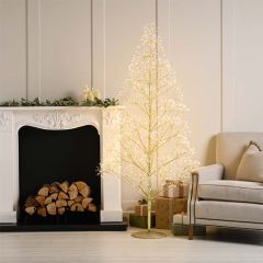 Festive Micro Dot Confetti Tree 150cm 1500 Warm White LED