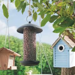 Gardman Large Black Steel Peanut Feeder