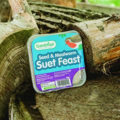 Gardman Seed & Mealworm Suet Feast