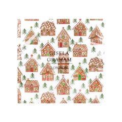 Gisela Garaham Pack/20 Paper Napkins 16cm - Gingerbread House